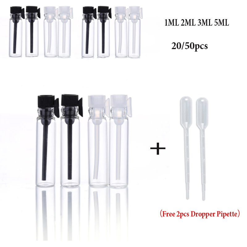 Perfume Fragrance Lab - 20/50 Chiếc 1/2/3Ml Rỗng Trong Suốt