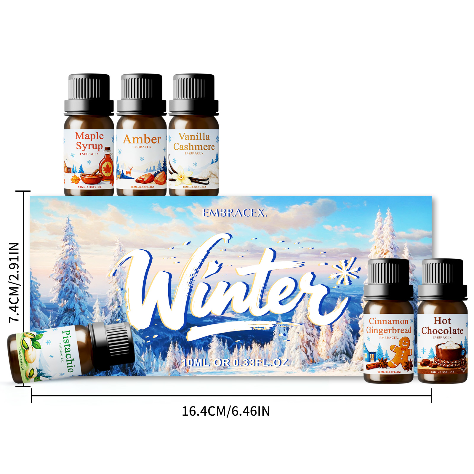 6pc/1pc Winter Fragrance Oils  - đánh giá và giá Amber Musk Oil