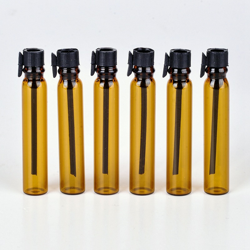 100pcs 1/2ml Empty Mini Amber  - đánh giá và giá Perfume Fragrance Lab
