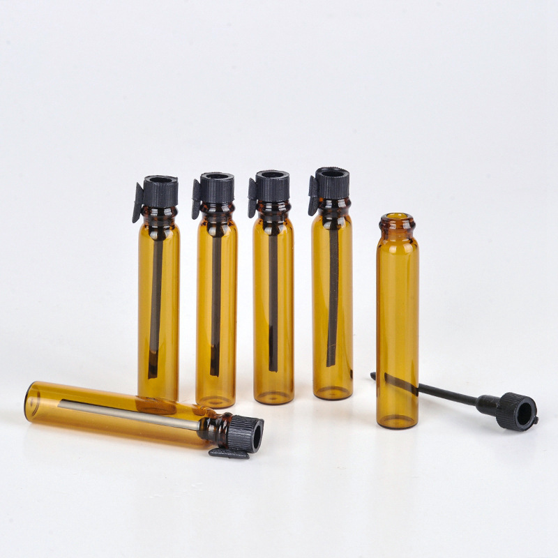 100pcs 1/2ml Empty Mini Amber  - đánh giá và giá Perfume Fragrance Lab