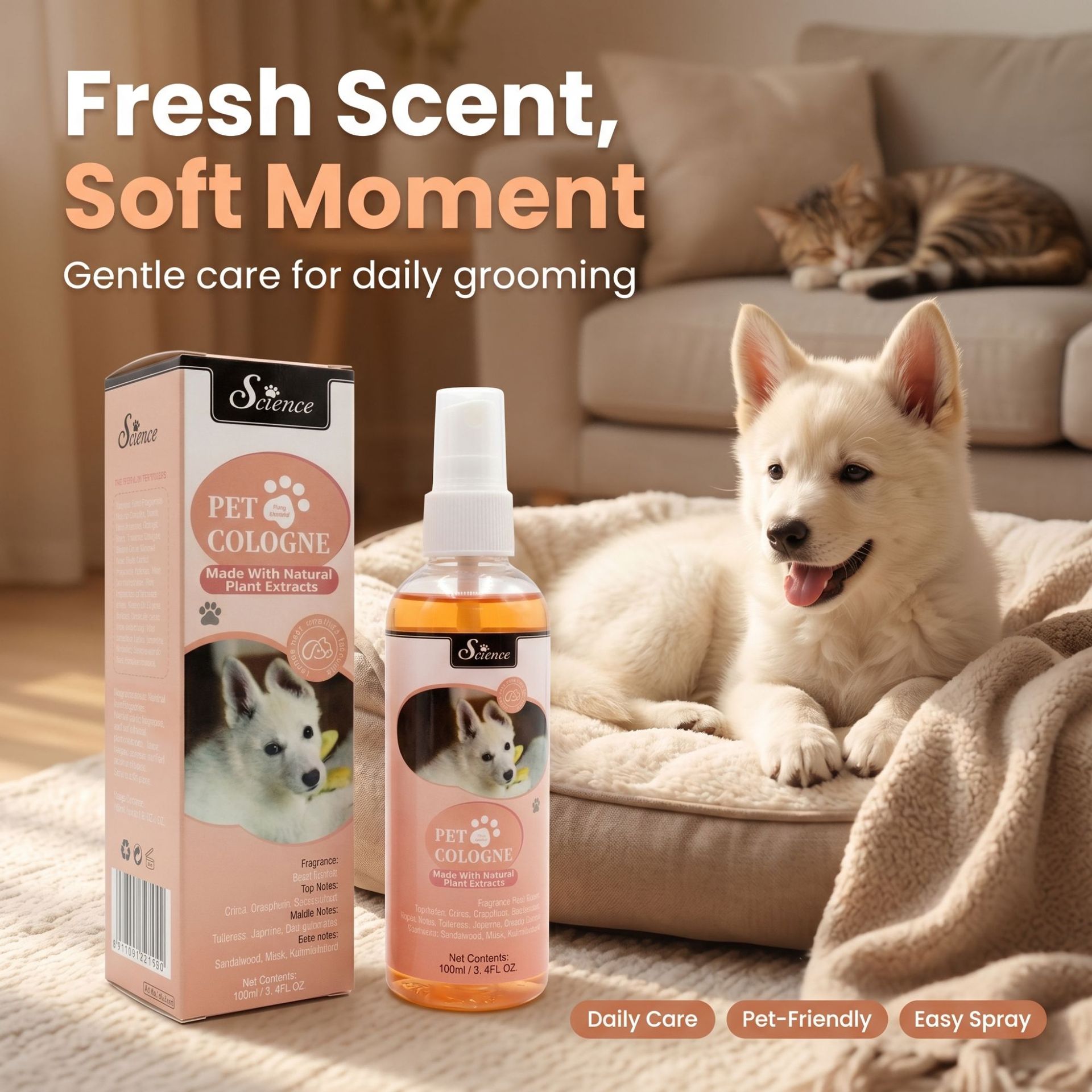 100 ML Dog Perfume Spray Pet S - đánh giá và giá Perfume Fragrance Shampoo