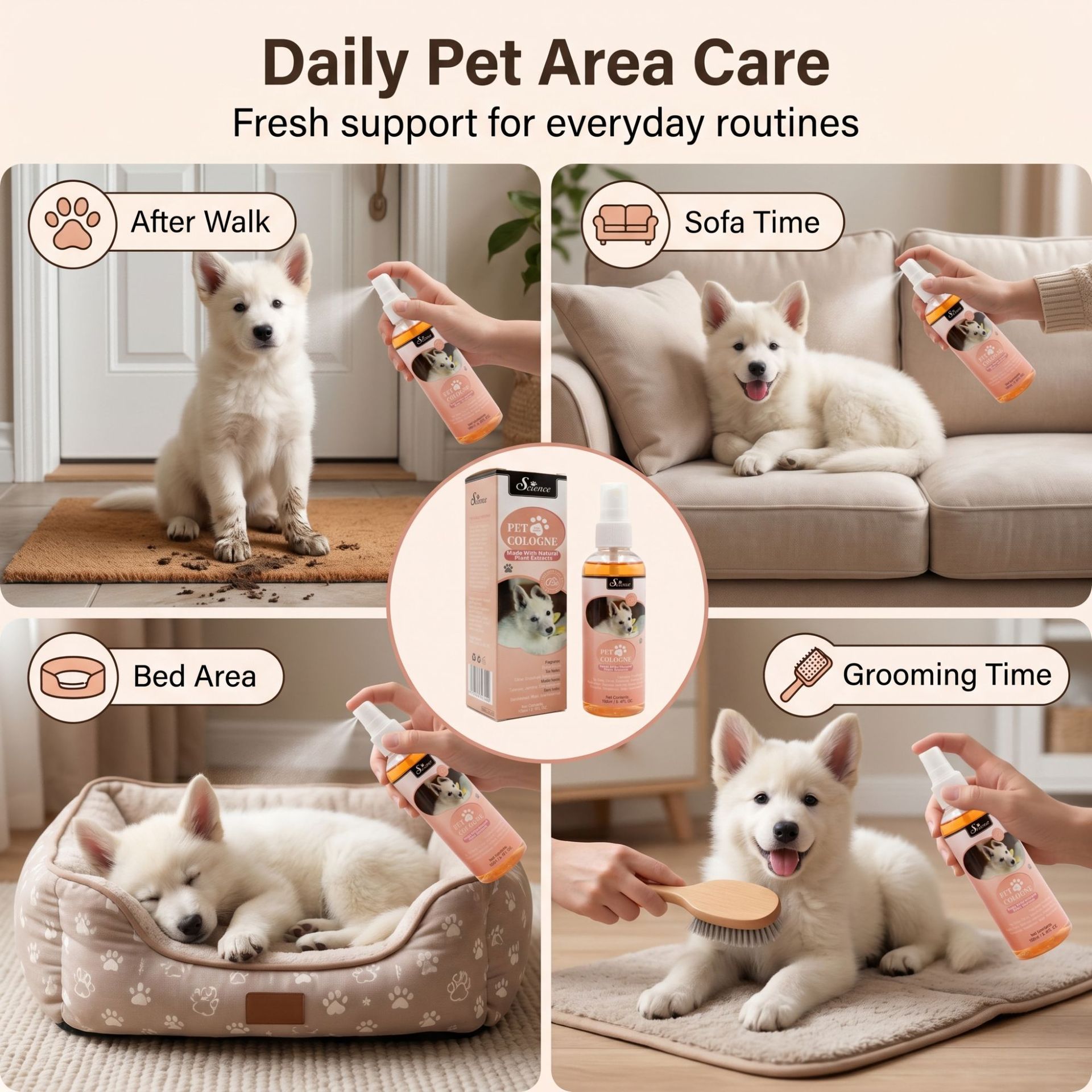 100 ML Dog Perfume Spray Pet S - đánh giá và giá Perfume Fragrance Shampoo