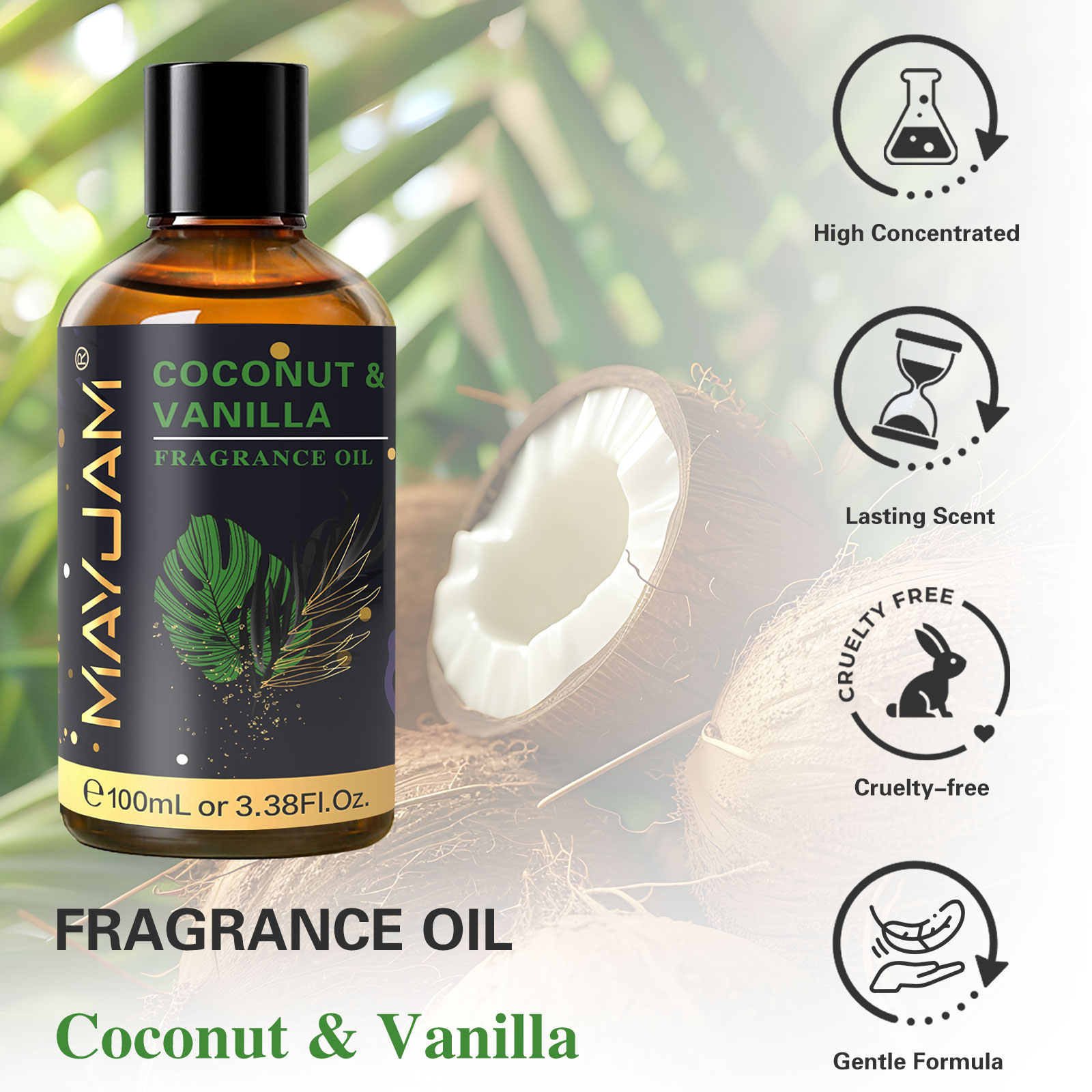 MAYJAM Coconut Vanilla Sea Bre - đánh giá và giá Amber Musk Oil